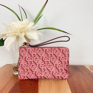 ‎NWT Coach Corner Zip Wristlet